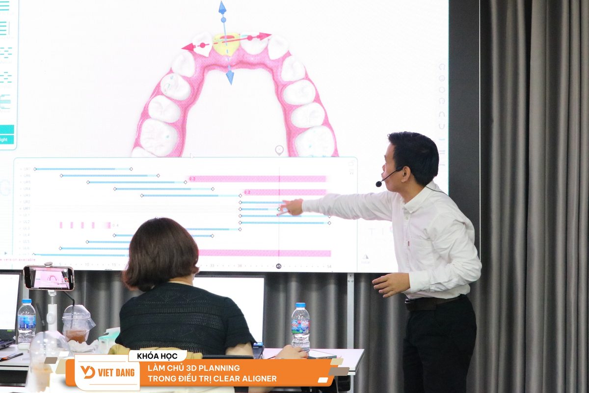 BS. Phú chỉ trên màn hình, gỡ ngay trên ca của học viên
